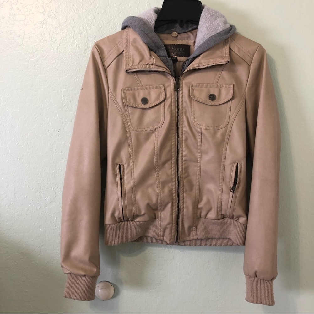 Faux Leather Jacket